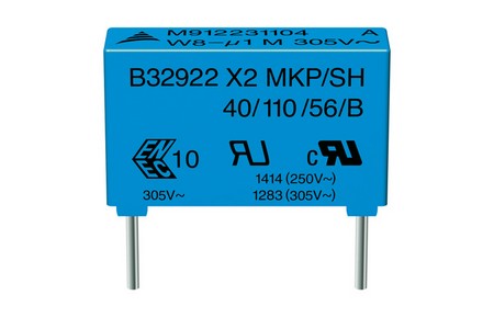 Конденсатор 0.022µF ±10% 305V AC, X2 B32922C3223K000