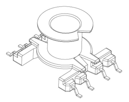 RM6 Каркас 1 сек. 8 выв. SMD A-022