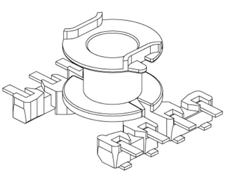 RM5 Каркас 1 сек. 8 выв. SMD RM5-8P-J-3,75-B-1