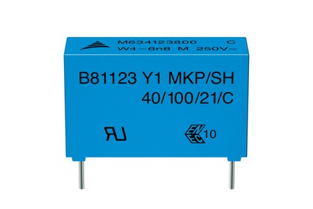 Конденсатор 0.01µF ±20% 250V AC, Y1 B81123C1103M000