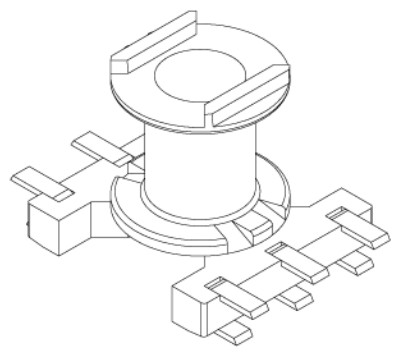 RM4 Каркас 1 сек. 6 выв. SMD RM4-6P-J-3,75-B-1