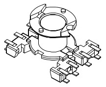 RM6 Каркас 1 сек. 8 выв. SMD RM6-8P-J-3,8-B-1