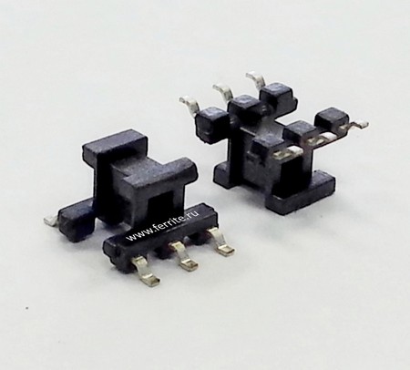 E 6.3 Каркас 1 сек 6 выв SMD E-064