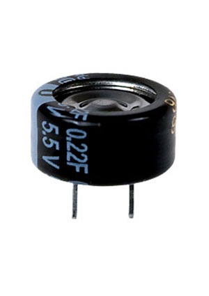 EECF5R5U224, ионистор 0.22Fx5.5V -25+70Cсерия NF табл.тип(Panasonic)