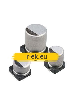 ECAP SMD, 10 мкФ, 35В, Конденсатор электролитический алюминиевый SMD