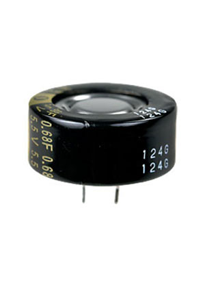EECRF0H684, ионистор 0,68Fx5,5V -25+85Cсерия RF радиальн.выв(Panasonic)