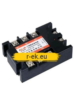 HHG1-3/032F-38-60A, Реле 3-32VDC, 60A/440VAC (zero-cross) трехфазное