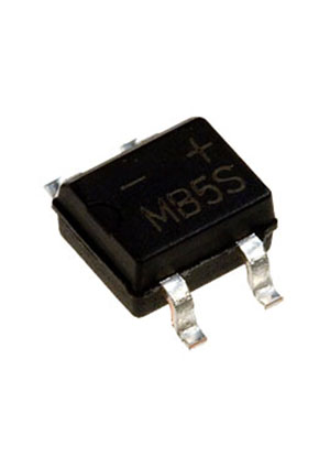 B05S, (MB2S), мост SMD 0.5А, 50В