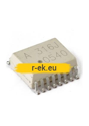 HCPL316J-500E, Опто драйвер IGBT [SO-16W]