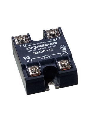 D2490-10, реле PM IP00 280VAC/90A, 3-32VDC In