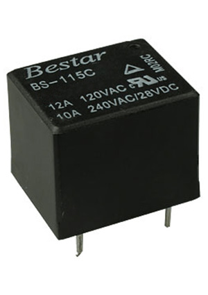 BS-115C-12A-DC24V, (24VDC) реле 12А\120В