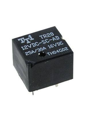 TR-20-12VDC-SC-AD, реле12V/30A,16VDC