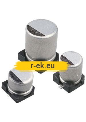 ECAP SMD, 10 мкФ, 35В, 105C, 5x5.4, B41121A7106M000, Конденсатор электролитический алюминиевый SMD